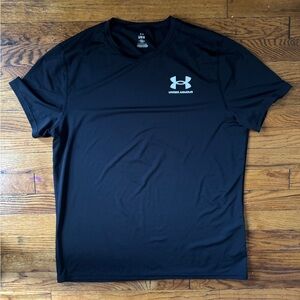 Under Armour Fitted Tee Black Large